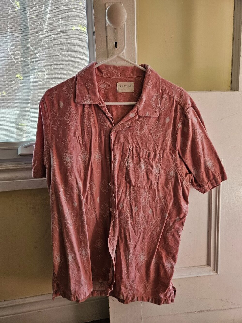 Far Afield Stachio S/S Shirt - Diamonds